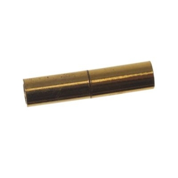 Magnetverschluss zum Einkleben, Innendurchmesser 2 mm, goldfarben