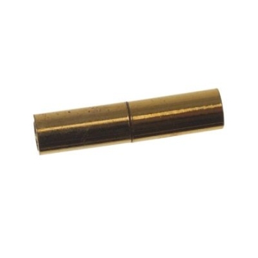 Magnetic fastener for gluing in, inner diameter 3 mm, gold-coloured