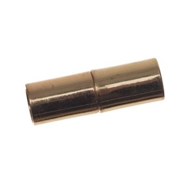 Magnetverschluss zum Einkleben, Innendurchmesser 6 mm, goldfarben