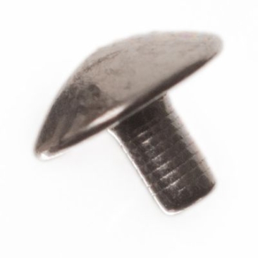 Capuchon de pendentif sans oeillet pour perles Polaris à partir de 2,3 mm de perçage, argenté