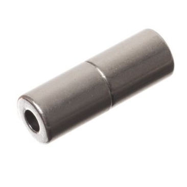 Magnetverschluss für Bänder bis 3 mm , 20 x 7 mm, versilbert