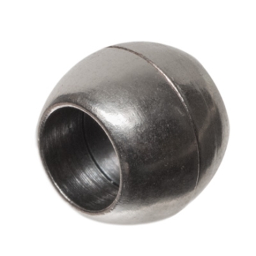 Fermoir magnétique pour rubans jusqu'à 10 mm, boule, mm, argenté