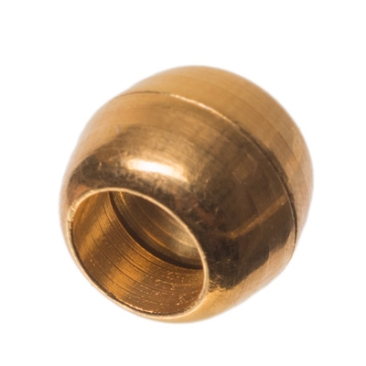 Magnetverschluss für Bänder bis 10 mm, Kugel,  mm, vergoldet