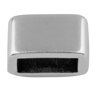 Spacer for ribbons with 5 mm diameter, silver-plated