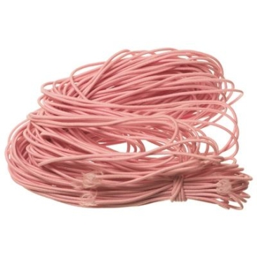 Rubber cord, diameter approx. 1.0 mm, length 20 m, pink