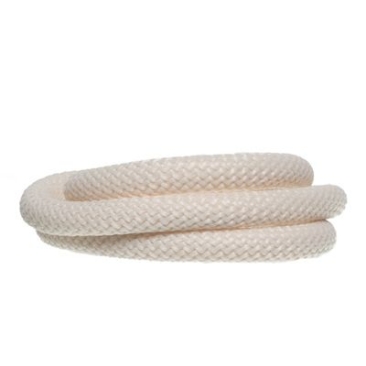 Corde à voile / cordelette, diamètre 10 mm, longueur 1 m, ivoire