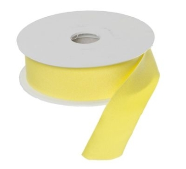 Lycra-Band, Breite 30 mm, Länge 1 m, dehnbar, gelb, 10 Meter Rolle