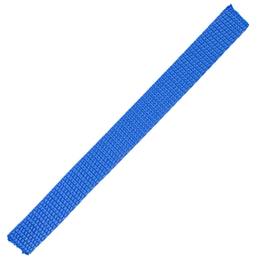 Gurtband, 15 x 1,4 mm, Farbe Hellblau, für Schlüselanhänger, Stück mit 16 cm