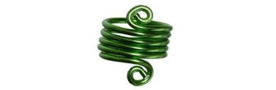 Spiral Ring Grün