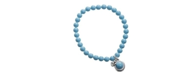 Armband mit Crystal Pearl Cabochons Turquoise