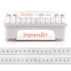 ImpressArt Buchstabenstempel, Schrift Charlotte, 3 mm, Kleinbuchstaben