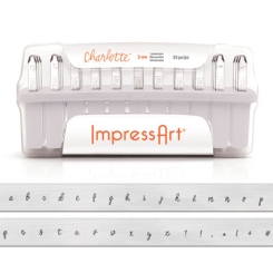 ImpressArt Buchstabenstempel, Schrift Charlotte, 3 mm, Kleinbuchstaben