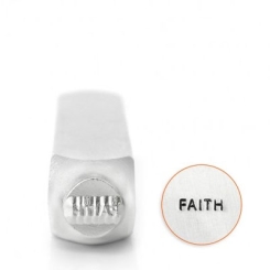 ImpressArt Design Stempel, 6 mm, Motiv Schriftzug "Faith"