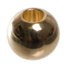 Metallperle Kugel, ca. 4 mm, vergoldet