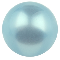 Polarisperle glänzend, rund, ca.10 mm, himmelblau