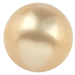 Polarisperle glänzend, rund, ca. 14 mm, hellgelb
