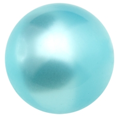 Polarisperle glänzend, rund, ca. 14 mm, hellblau