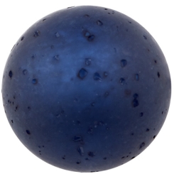 Polarisperle sweet, rund, ca.14 mm, dunkelblau