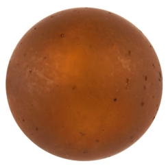 Polarisperle sweet, rund, ca.14 mm, dunkelbraun