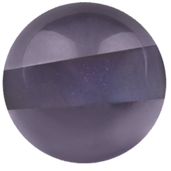 Polaris Kugel 14 mm transparent, dunkelblau