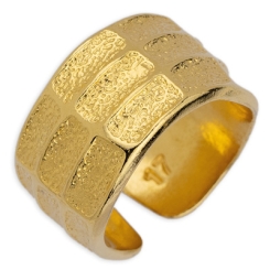 Ring, Innendurchmesser 17 mm, vergoldet