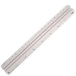 Lineal, Aluminium, Länge 20 cm