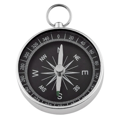 Edelstahl Kompass, rund, 44 x 9mm