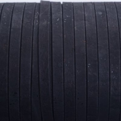 Korkband, flach, Breite 10 mm, Länge 1 m, schwarz