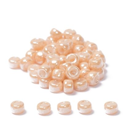 8/0 Miyuki Rocailles beads, round (ca. 3 mm), colour: Dark Beige Ceylon, ca. 22 gr 