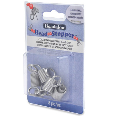 Beadalon Bead Stopper Mixpack with mixed sizes, Inhlat 8 pieces 