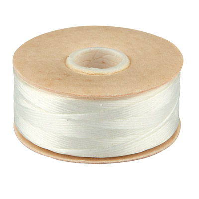 Beadalon Nymo Thread D, diameter 0.30 mm, white, length 59 metres 
