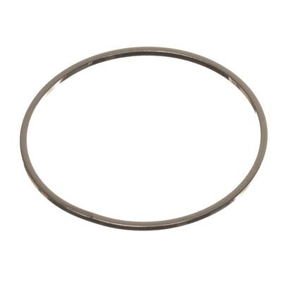 CM metal pendant circle, 30 x 1 mm, silver coloured 