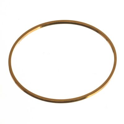 CM pendentif métal cercle, 30 x 1 mm, doré 