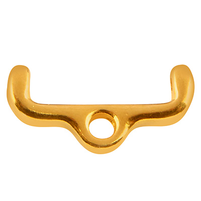 Cymbal Skafi II-11/0 Rocaille end piece, gold plated 
