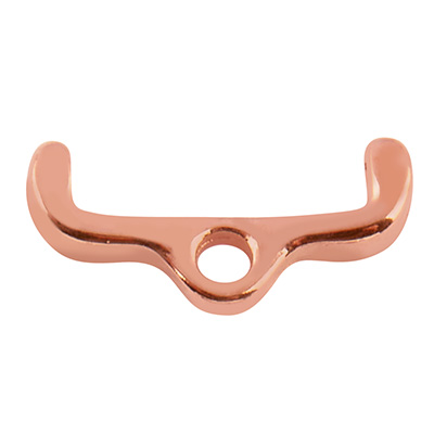 Cymbal Skafi II-11/0 Rocaille end piece, rose gold plated 