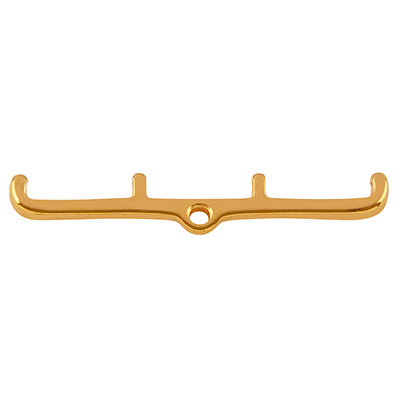Cymbal Skafi IV-11/0 end piece, gold plated 