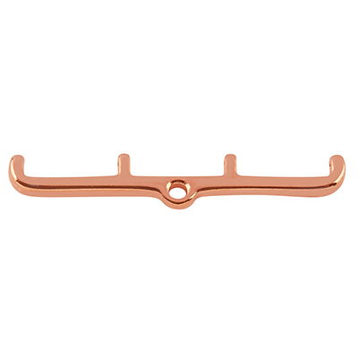 Cymbal Skafi IV-11/0 end piece, rose gold plated 