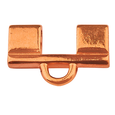 Cymbal Piperi end piece for Tila Beads, 3 rows, rose gold plated 