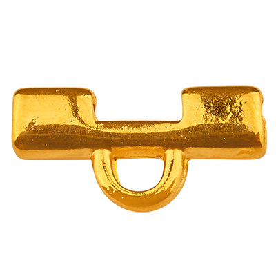 Cymbal Soros end piece for Tila Beads, 3 rows, gold plated 