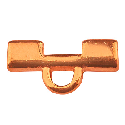 Cymbal Soros End Piece for Tila Beads, 3 rows, rose gold plated 