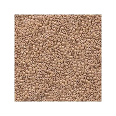 11/0 Miyuki Delica beads, cylinder (1,8 x 1,3 mm), colour: opaque tan, approx. 7,2 gr 