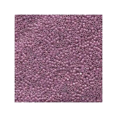 11/0 Miyuki Delica beads, cylinder (1,8 x 1,3 mm), colour: pink lust op mauve, approx. 7,2 gr 