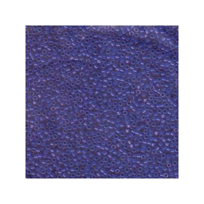 11/0 Miyuki Delica Perlen, Zylinder (1,8 x 1,3 mm), Farbe: opaque dk blue, ca. 7,2 gr 
