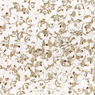 Matubo Superduo Perlen,  2,5 x 5 mm, Farbe Crystal Bronze Lined, Röhrchen mit ca. 22,5 gr 