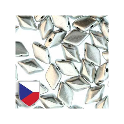 Matubo Gemduo Perlen, 8 x 5 mm, Farbe: Crystal Bronze Aluminium, Röhrchen mit ca. 8 gr. 