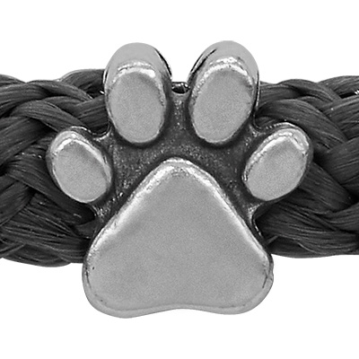 Grip-It Slider Paw, for ribbons up to 5mm diameter, silver plated 