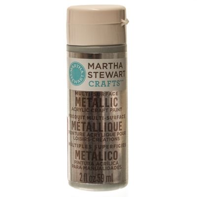 Martha Stewart Multi Surface Acryl-Farbe, sterling, 59 ml 
