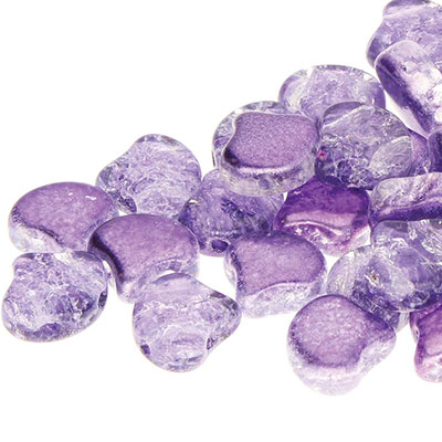 Matubo Ginko Perlen, 7,5 x 7,5 mm, Farbe: Slushy Purple Grape, Röhrchen mit ca. 22 gr 