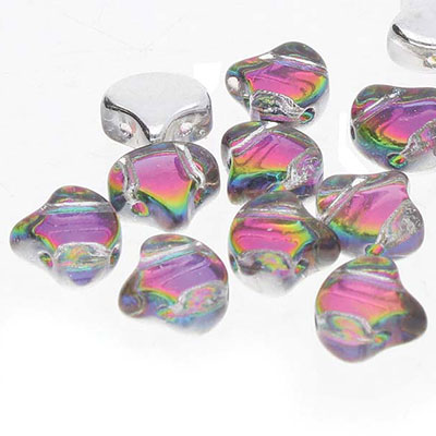 Matubo Ginko Perlen, 7,5 x 7,5 mm, Farbe: Backlit Spectrum, Röhrchen mit ca. 22 gr 