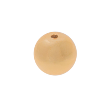 Brin de perles d'hématite, boule, 8 mm, doré galvanisé, longueur environ 39 cm 